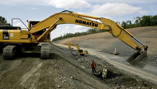 Ремонт участка автомобильной дороги. Архивное фото