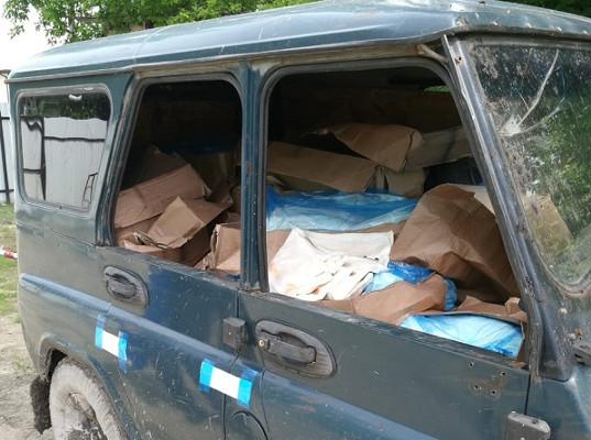 36 коробок украинского свиного сала уничтожено в Воронежской области