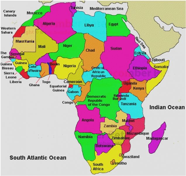 Доставка из Африки, в Африку