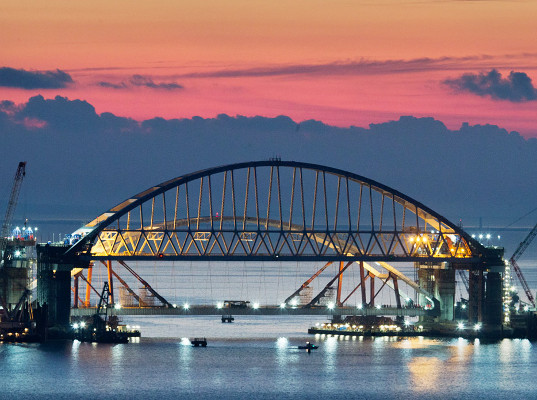 Сроки работ по обеспечению безопасности Крымского моста сдвинуты на 1 декабря 2019 года
